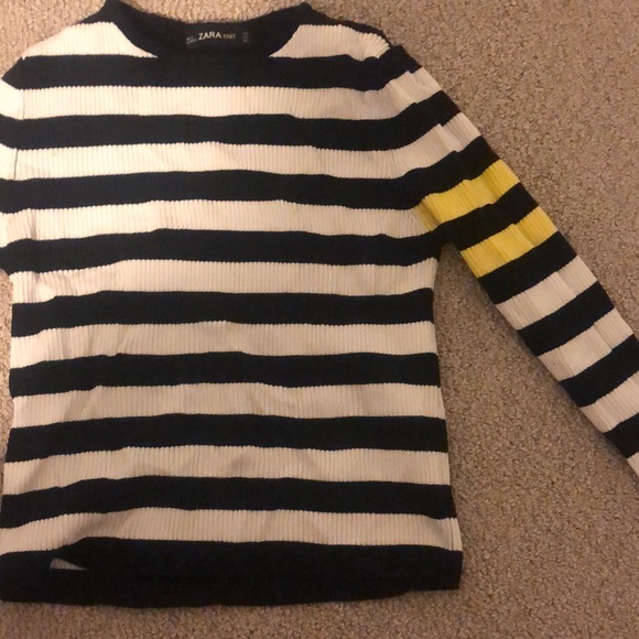 ZARA Long sleeve cropped sweater - Picture 4 of 7